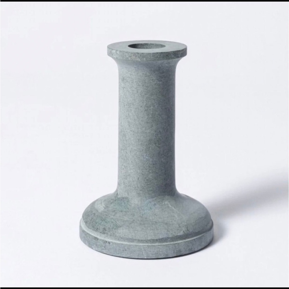 Soapstone candle holder Gray - Threshold designed with Studio McGee